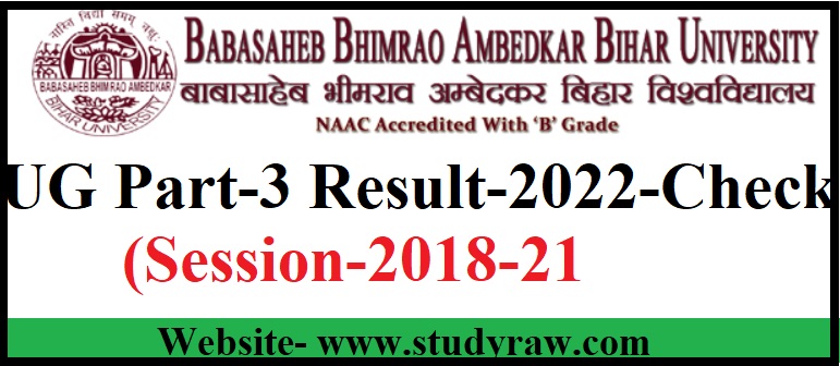 BRABU UG Part-3 Result-2022 (B.A, B.Sc & B.Com)-Download