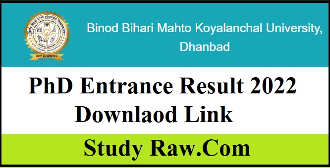 DDMKU PhD Entrance Result 2022, Rank Card, Score Card