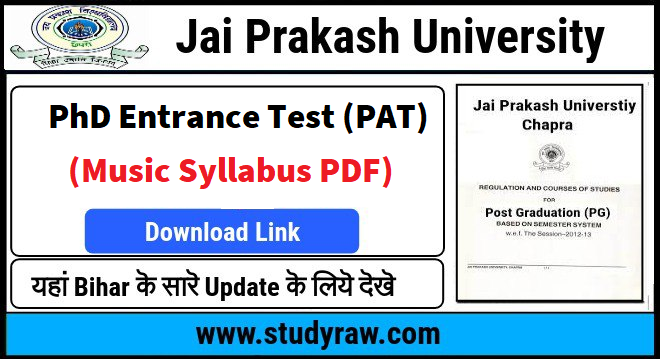 JPU PhD Music Syllabus