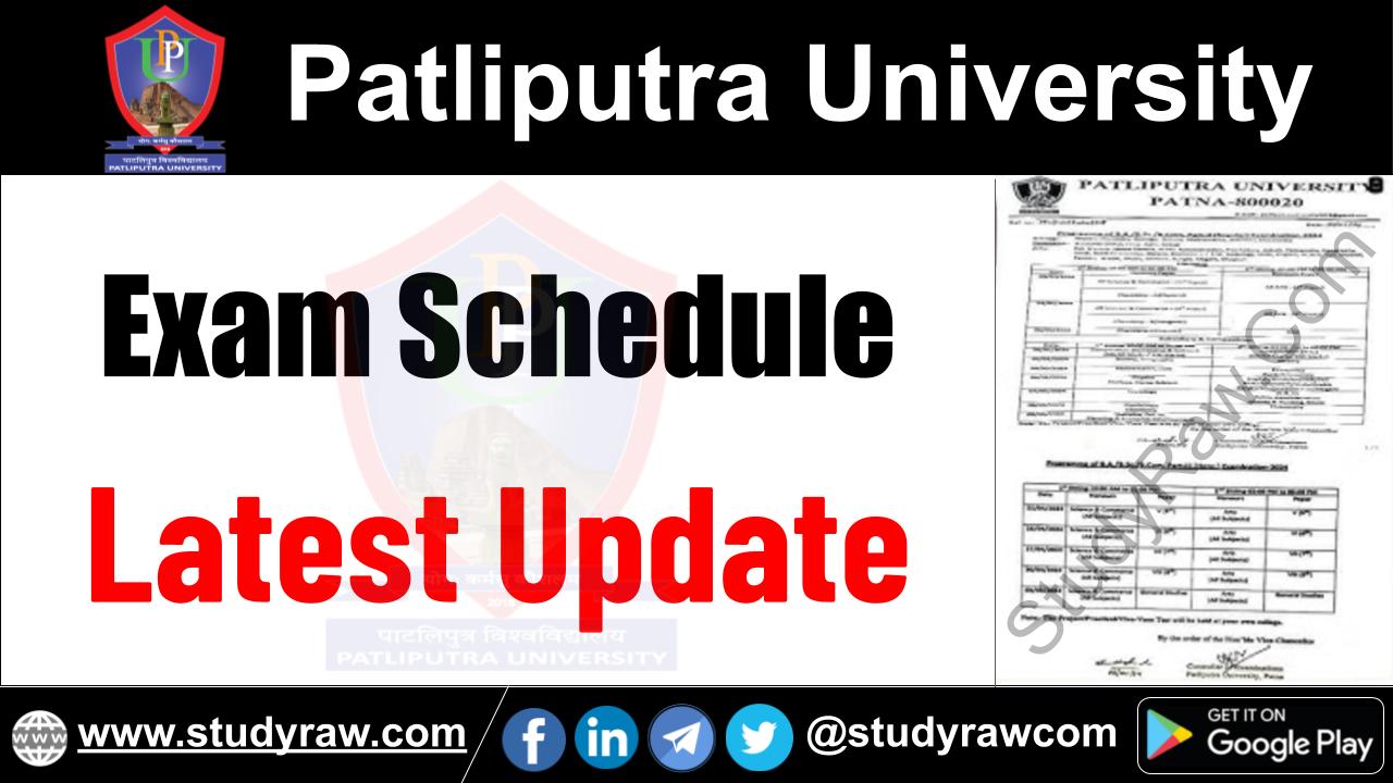 PPU Exam Schedule Update BA BSc BCom PG PhD Vocational Diploma