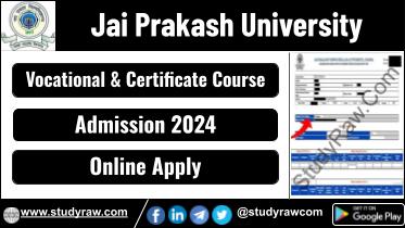 JPU Vocational Admission 2024 and Certficate Course