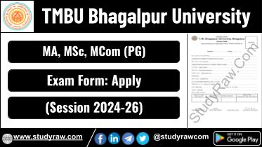 TMBU PG 2nd Sem Exam Form 2024 MA MSc MCom 2023-25