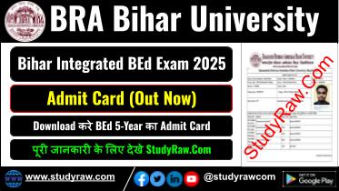 BRABU Integrated BEd Part 1 Admit Card 2025